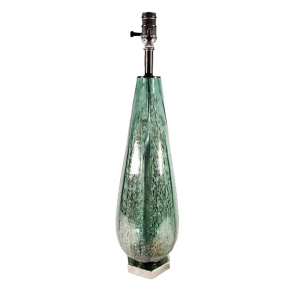 Grey Blue Ash Table Lamp