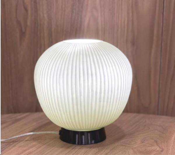 Opal White Pot Table Lamp Small - Image 2