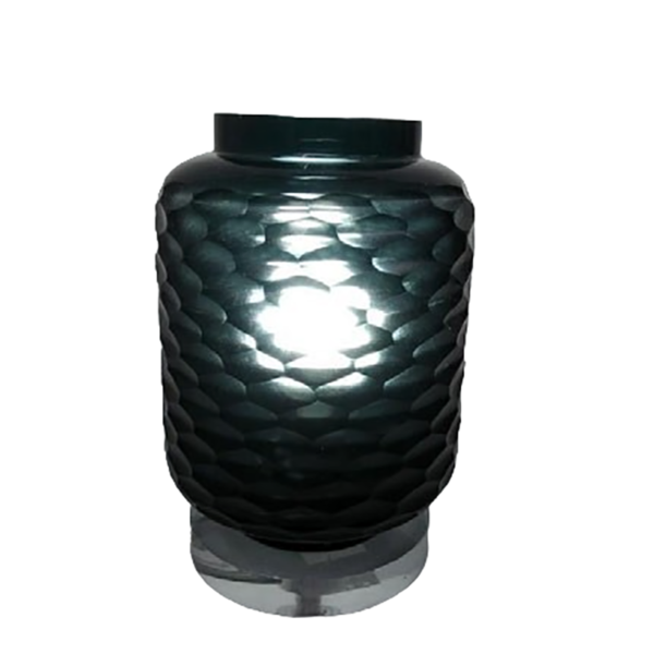 Table Lamp in Hurricane Look