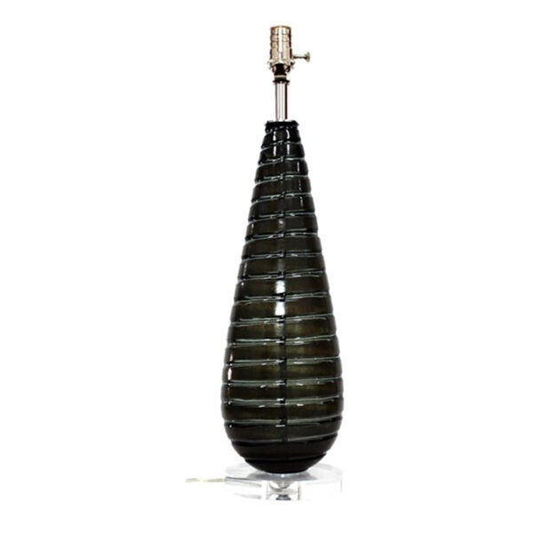 Table Lamp in Round Strip Design