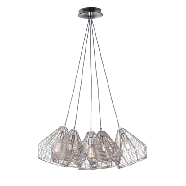 Pyramid Wired 5 Lights Pendant