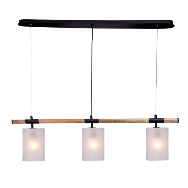 3 Lights Glass Cluster Pendant