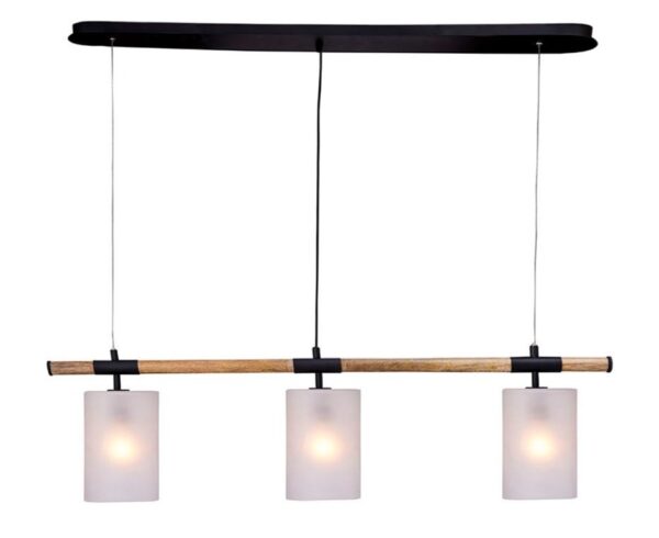 3 Lights Glass Cluster Pendant - Image 2