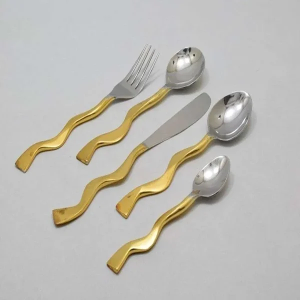 Gold Finish Cutlery Set
