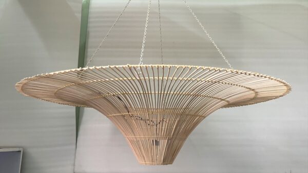 Rattan Cane Hanging Lamp - Image 2