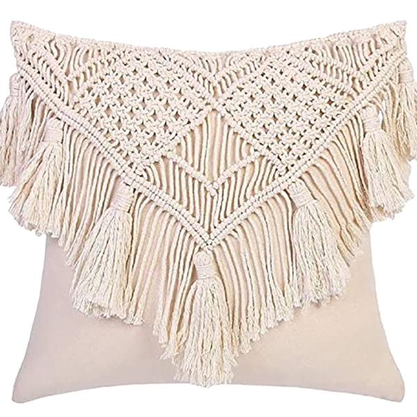 Macrame Hand-Woven Knitted Pillow Cover