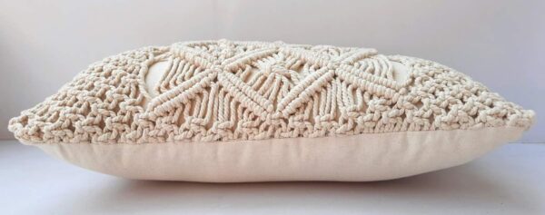 Macrame Hand Knitted Pillow Cover - Image 6