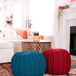 Pouf Ottoman Foot Stool - Image 3