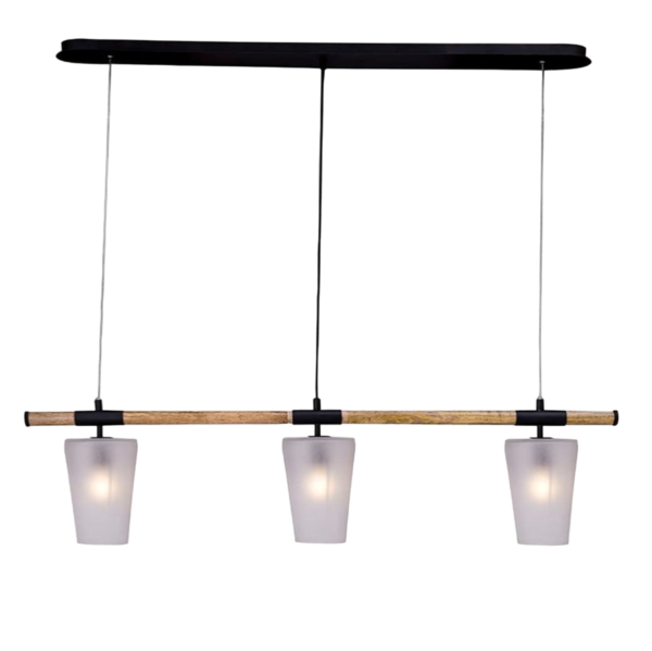 3 Lights Glass Cluster Pendant