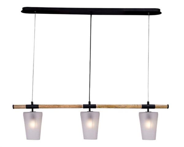 3 Lights Glass Cluster Pendant - Image 2