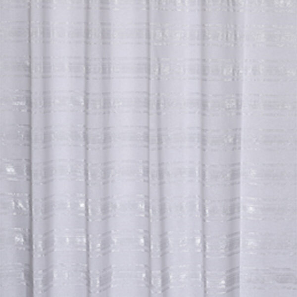 Grey Stripe Shower Curtain