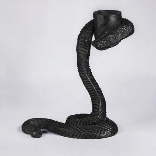 Candle Holder Cobra Black - Image 2