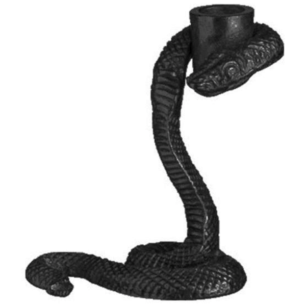 Candle Holder Cobra Black