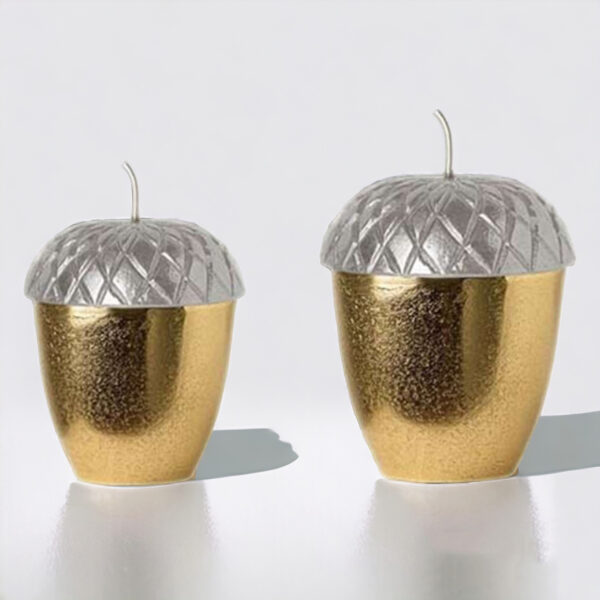 Decorative Acorns Jar Set of 2 - Image 2