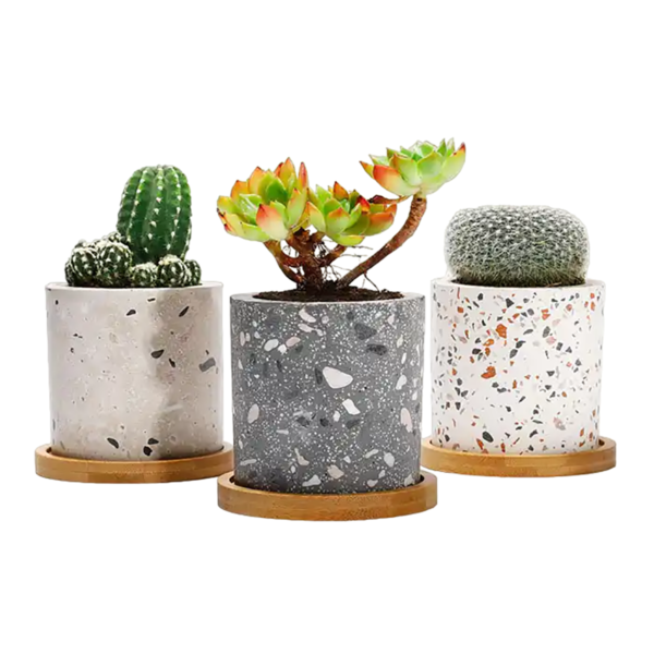 Marble Indoor Pot Set of 3