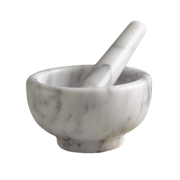 Marble Mortar Pestle