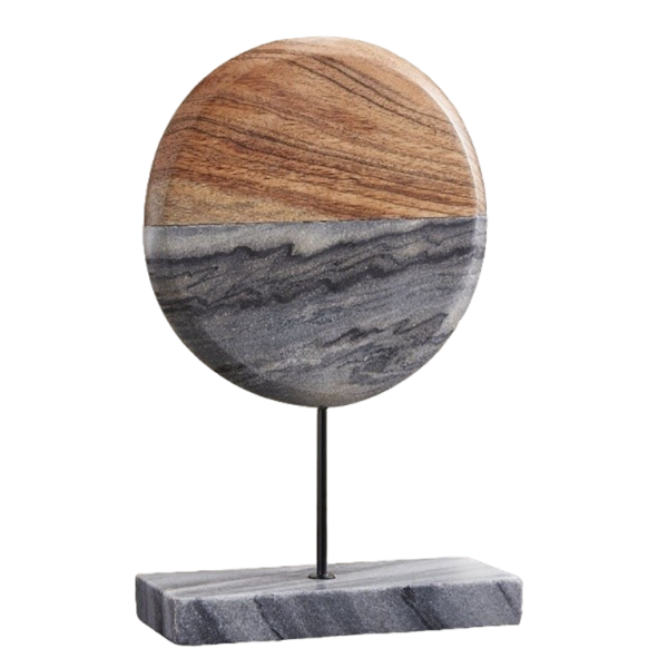 Round Wooden Sculpture