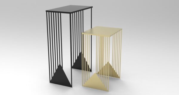 Metal Nested Side Table - Image 2