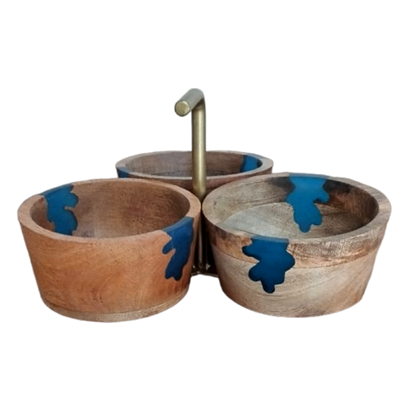 Wooden Condiment Bowl