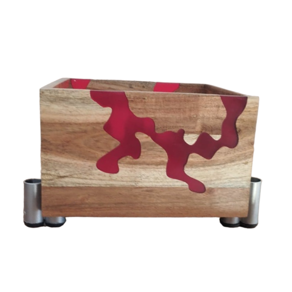Square Shape Wooden Bowl