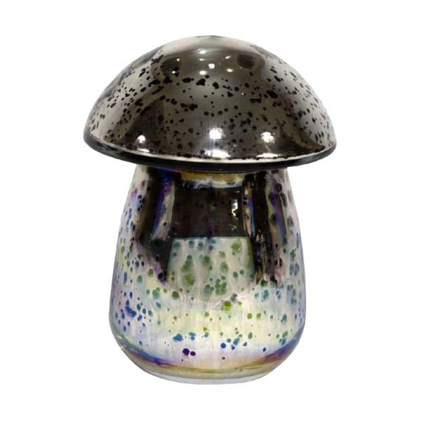 Mushroom Shape Metallic Jar