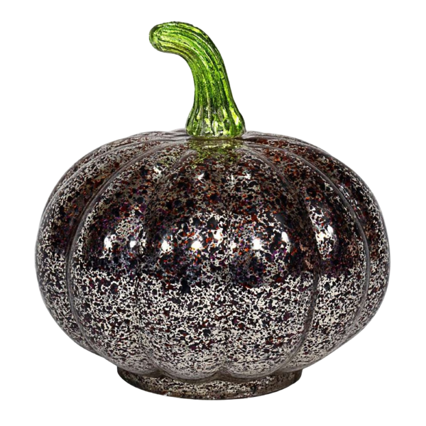 Metallic Silver Pumpkin