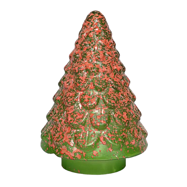 Patchy Red Decorative Christmas Tree