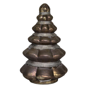 Metallic Glass Christmas Tree