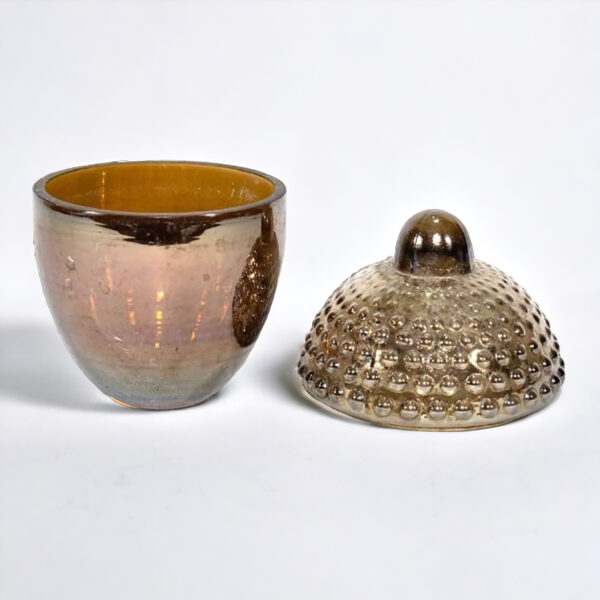 Metallic Jar with Lid - Image 2