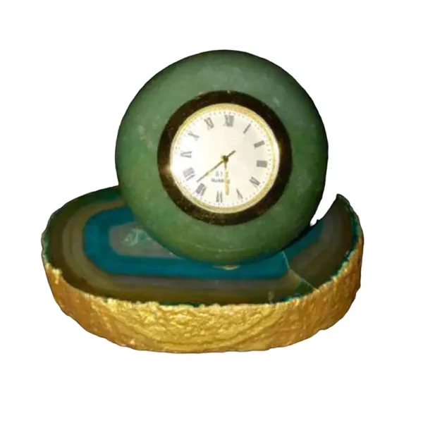 Green Aventurine Sphere Clock