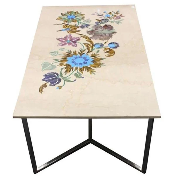 Semi Precious Stone Inlay Botochino Table