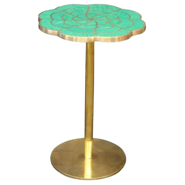 Malachite Flower Inlay Table