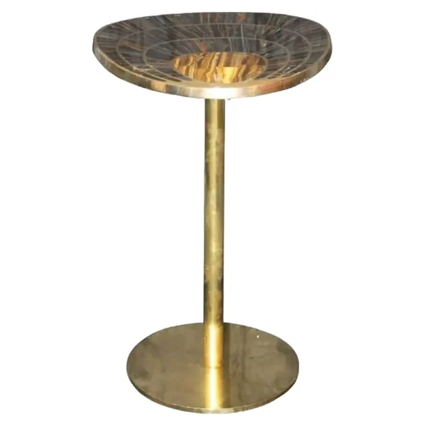 Aviator Dual Tiger Eye Inlay Table