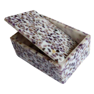 Terrazzo Amethyst Chips Box