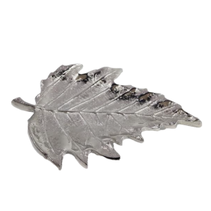 Silver Finish Leaf Platter