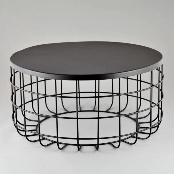 Iron Wire Frame Coffee Table - Image 2