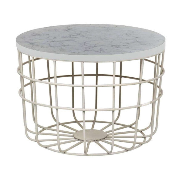 Round Iron Coffee Table