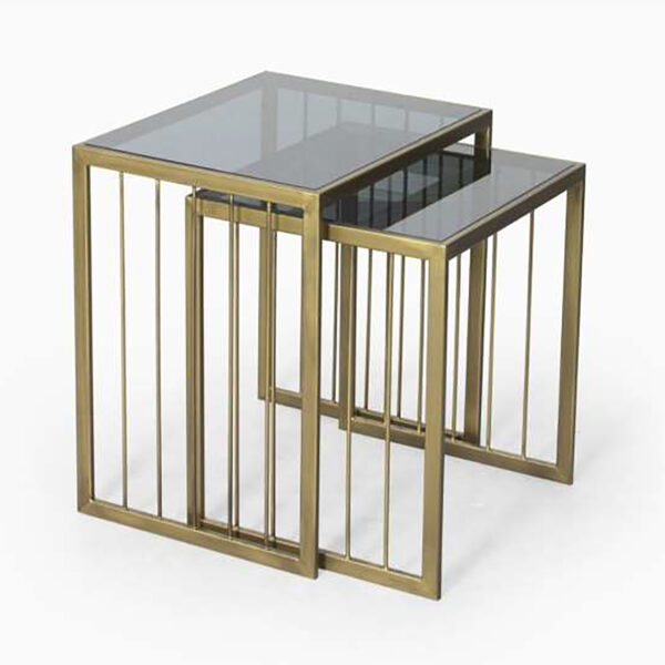 Glass Top Nested Table - Image 2