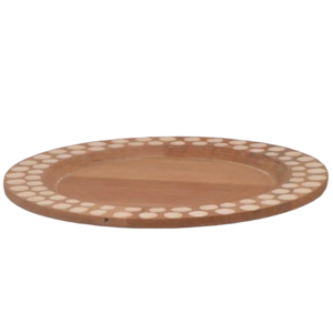 Round Wooden Tray