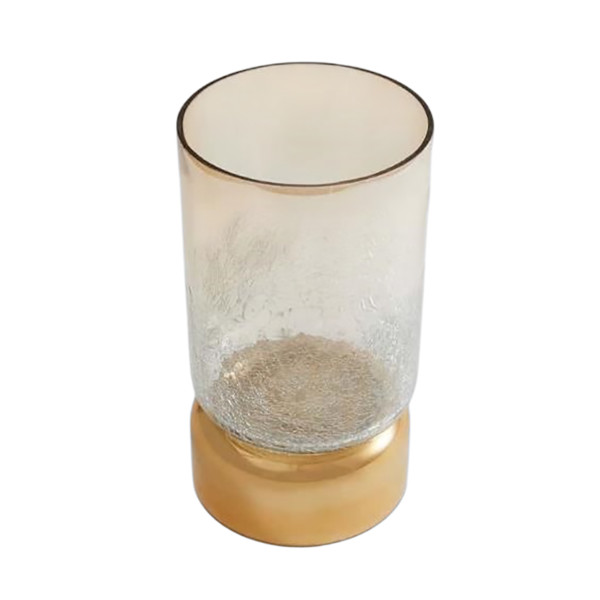 Crackle Glass Hurricane