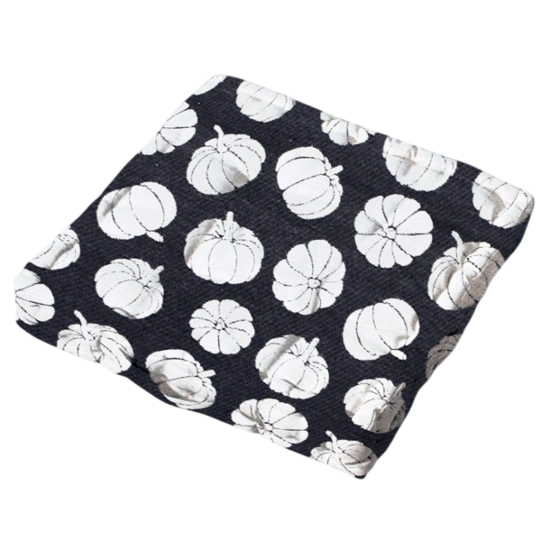 Pumpkin Print Kalyna Floor Cushion