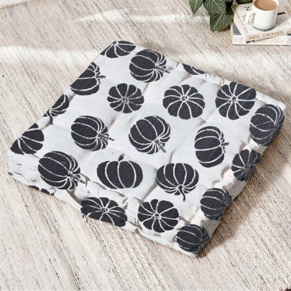 Pumpkin Print Iryna Floor Cushion - Image 2
