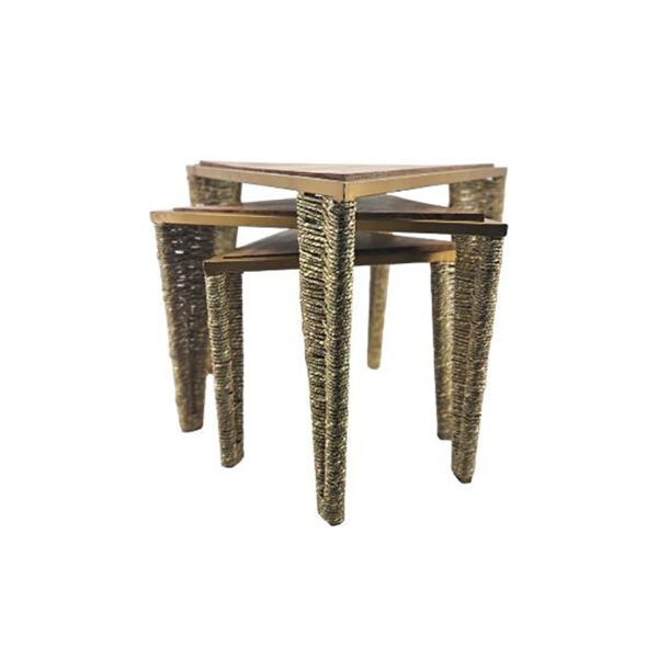Grace Jute Side Table S/3