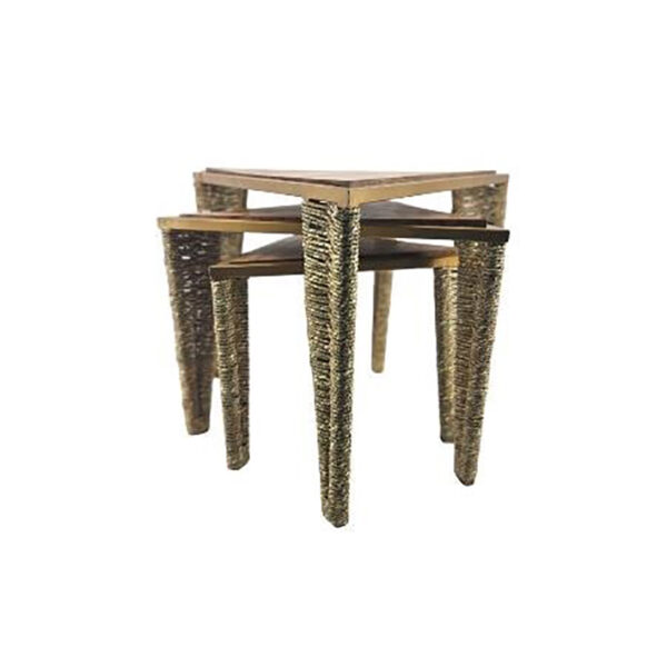 Emilia Jute Side Table S/3