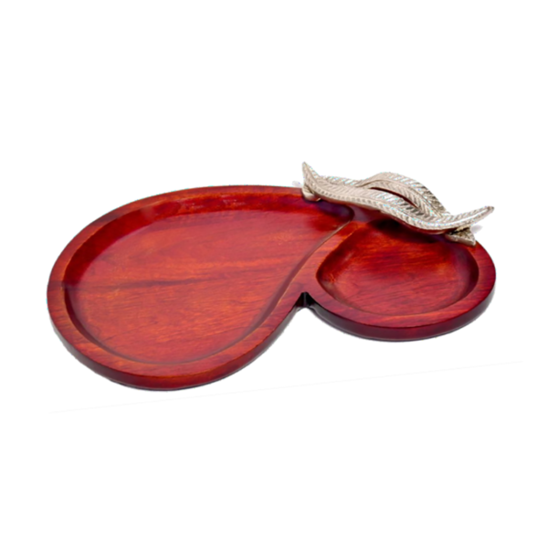 Double Leaf 2 Part chip & Dip Tray