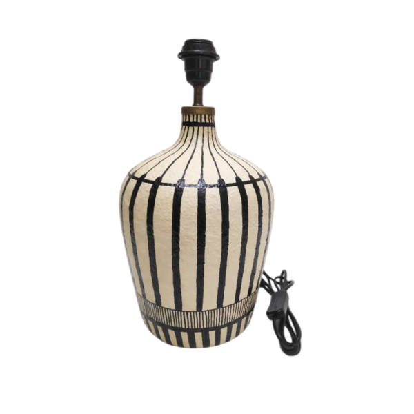 Paper Mache Table Lamp