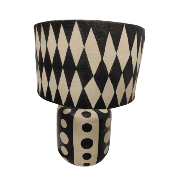 Cecilia Paper Mache Table Lamp