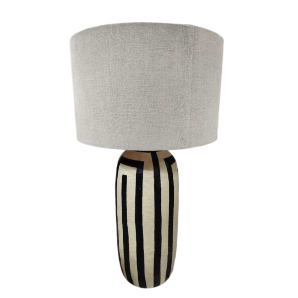 Andrea Paper Mache Table Lamp