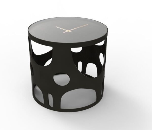 Blair Side Table With Clock - Image 2