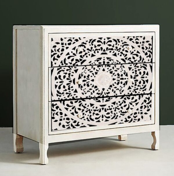 Jayla 3 Drawer Cabinet - Image 2